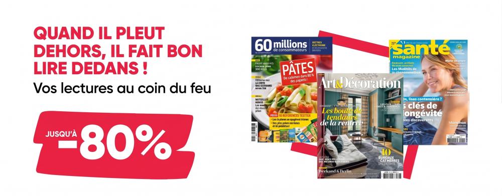 Promotion abonnements magazines sur le Kiosque Presse Fnac