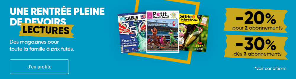 Promotion abonnements magazines sur le Kiosque Presse Fnac