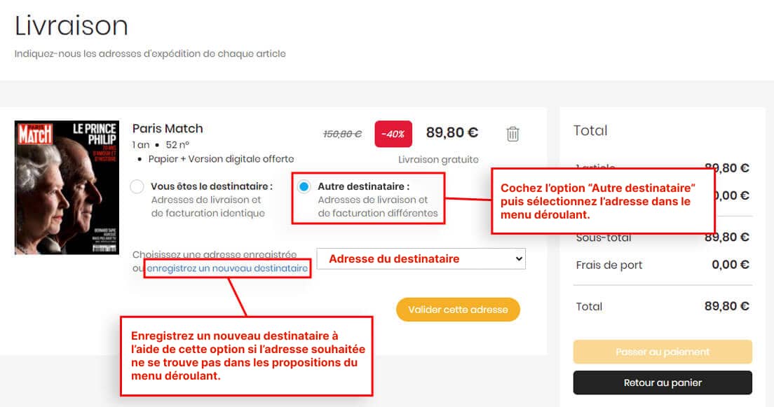 Offrir un abonnement magazine Kiosque presse Fnac
