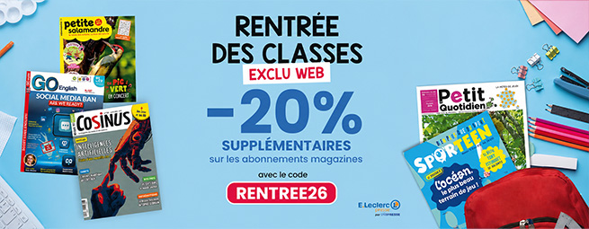 Promotion et réductions Presse E.Leclerc