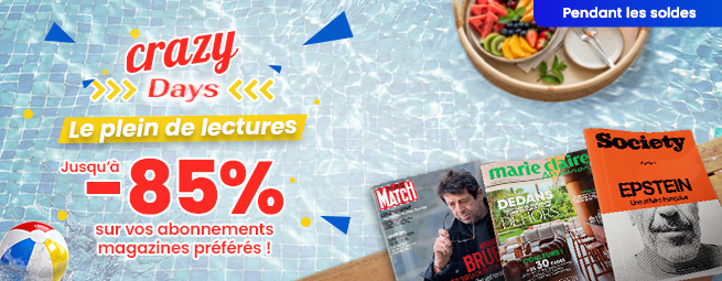 Black week sur Viapresse : jusqu'à -20€ supplémentaires sur vos abonnements magazines !